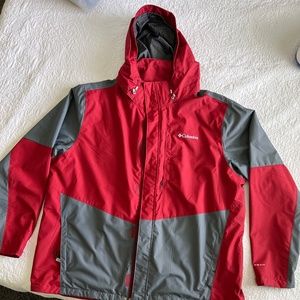 Mens Columbia Omni tech waterproof interchange jacket shell
